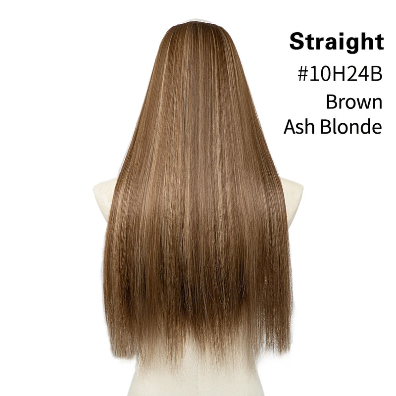 Aplique de Cabelo em U - super prático