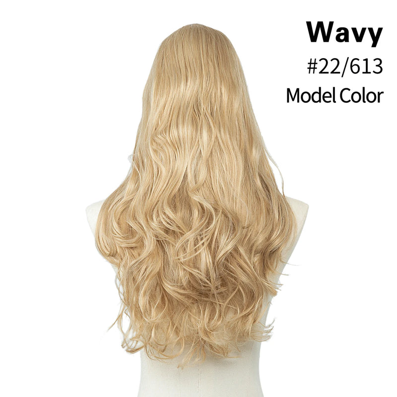 Aplique de Cabelo em U - super prático
