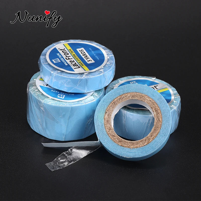 Fita Adesiva Dupla Face Super Azul para Apliques e Lace — Fixação Profissional!