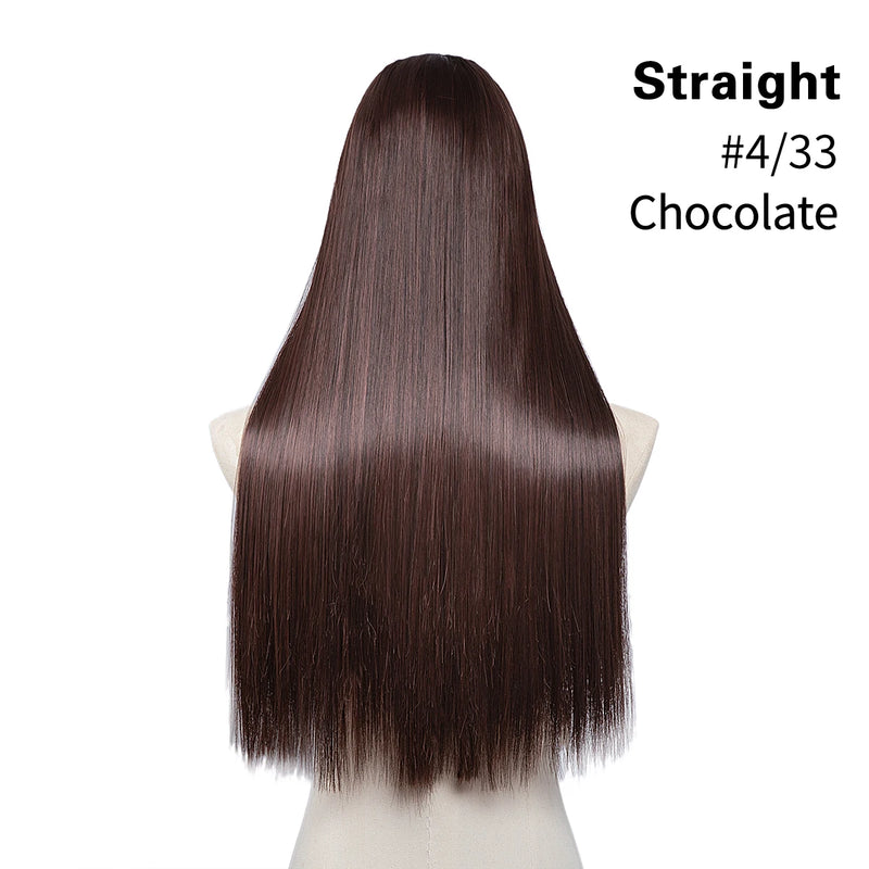 Aplique de Cabelo em U - super prático
