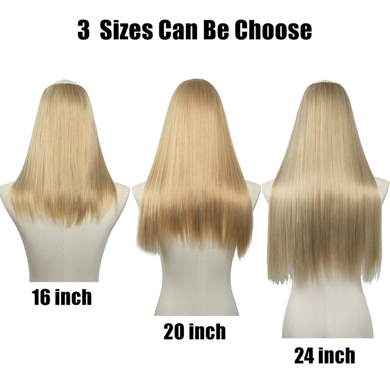 Aplique de Cabelo em U - super prático
