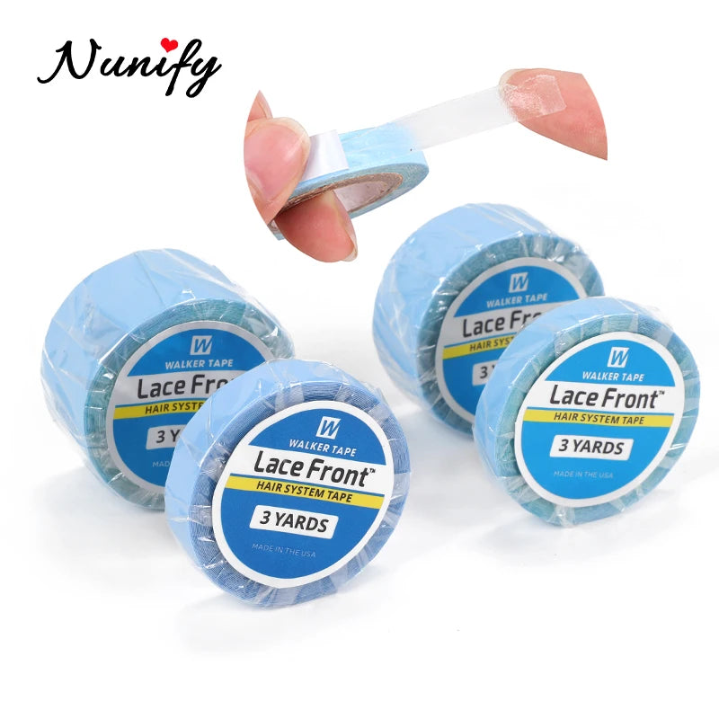 Fita Adesiva Dupla Face Super Azul para Apliques e Lace — Fixação Profissional!