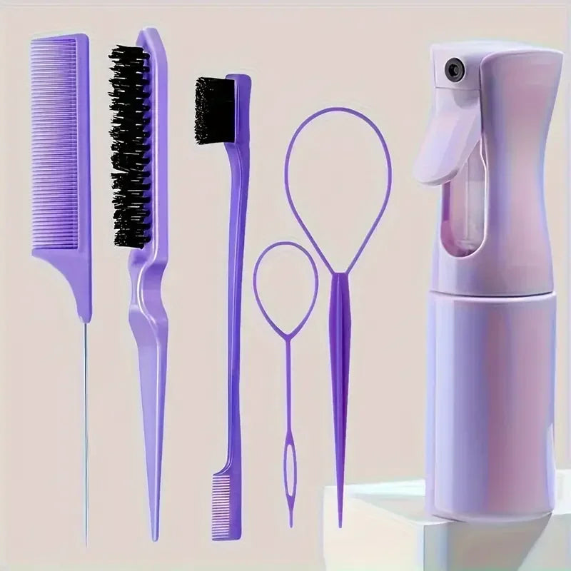 Conjunto de 6 peças de escovas de cabelo