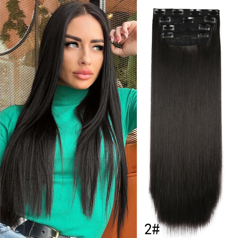 Mega Hair de Presilha – 11 Cores Incríveis | AliLeader