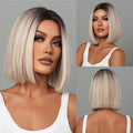 Peruca Long Bob Platinada TINY LANA – Curta, Moderna e Pura Atitude