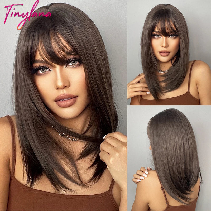 Peruca Long Bob Platinada TINY LANA – Curta, Moderna e Pura Atitude