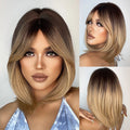 Peruca Long Bob Platinada TINY LANA – Curta, Moderna e Pura Atitude
