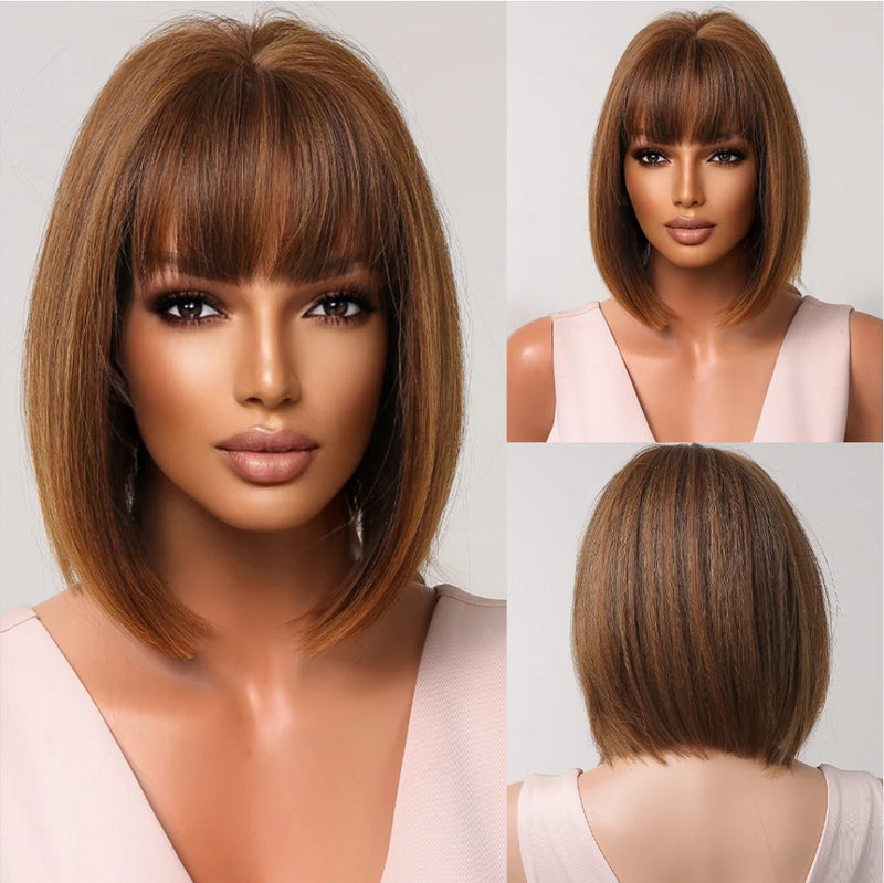 Peruca Long Bob Platinada TINY LANA – Curta, Moderna e Pura Atitude