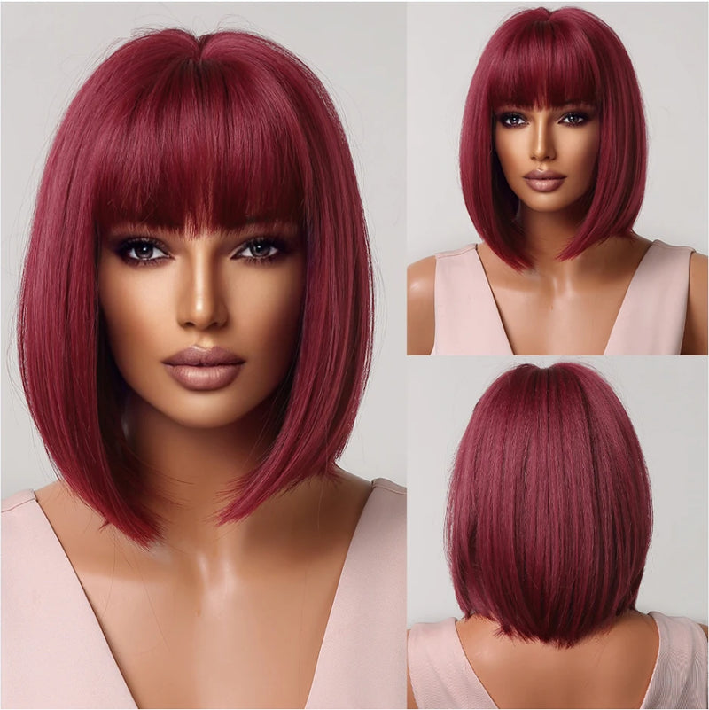 Peruca Long Bob Platinada TINY LANA – Curta, Moderna e Pura Atitude