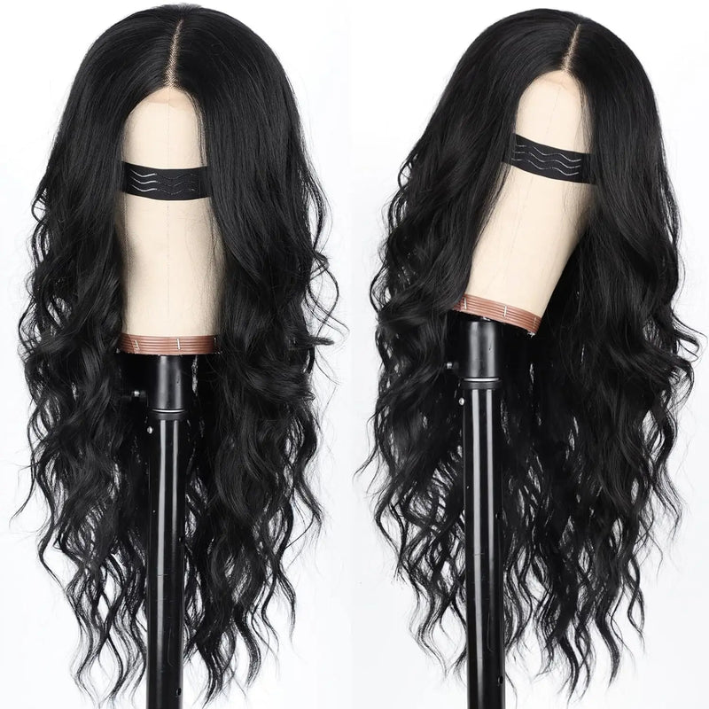 Peruca de Cabelo longo Ondulada