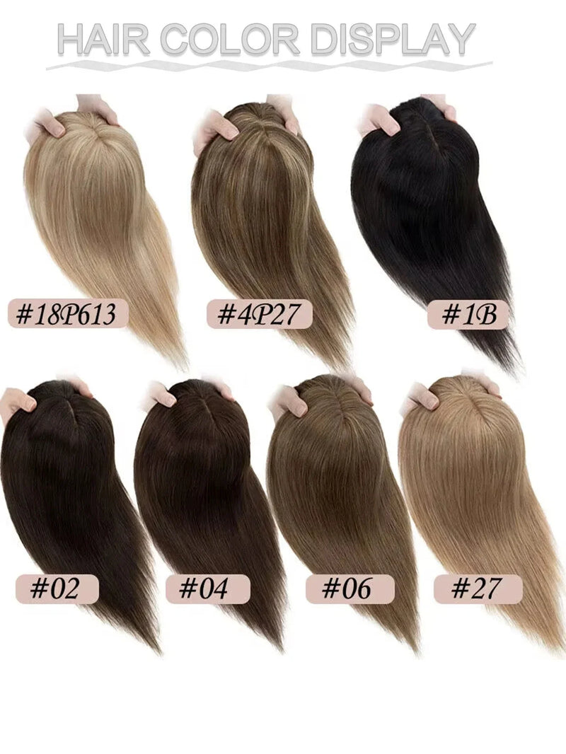 Topo de Cabelo Humano - Escolha sua Cor