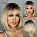 Peruca Long Bob Platinada TINY LANA – Curta, Moderna e Pura Atitude