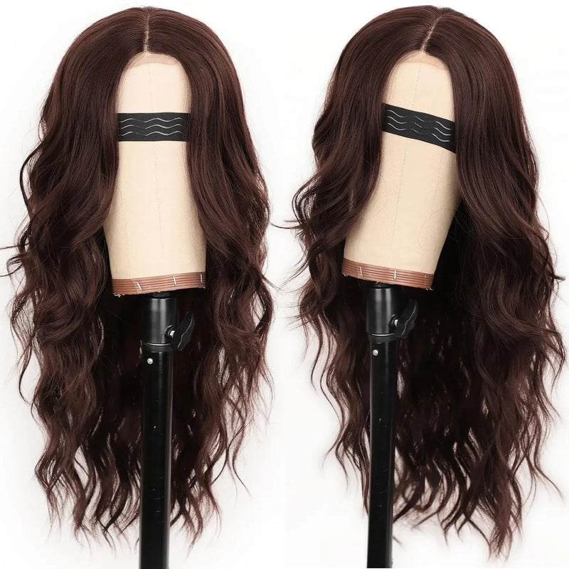 Peruca de Cabelo longo Ondulada