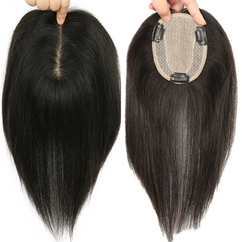 Topper de Cabelo Natural Premium – Base Silk Full