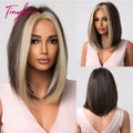 Peruca Long Bob Platinada TINY LANA – Curta, Moderna e Pura Atitude
