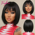 Peruca Long Bob Platinada TINY LANA – Curta, Moderna e Pura Atitude