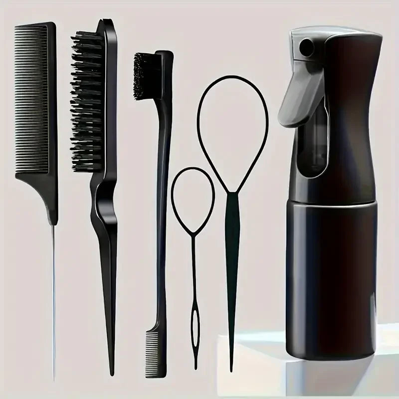 Conjunto de 6 peças de escovas de cabelo